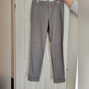 Lacoste 32W 32L slim fit men's pants mid grey